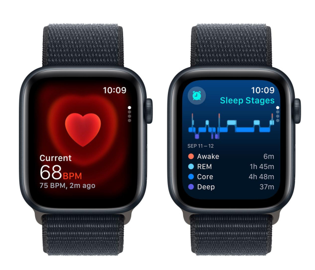 Apple Watch SE 2 44/Midnight Aluminum/Midnight Sport Loop GPS - 1180676 - zdjęcie 5